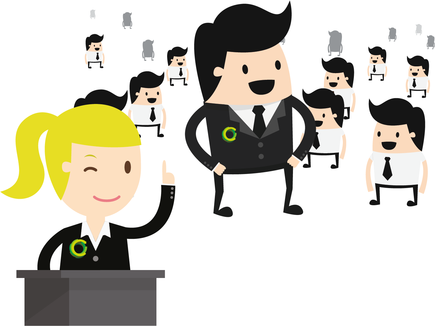 Sunrise Clipart Human Environment Interaction - Cartoon (1512x1084), Png Download