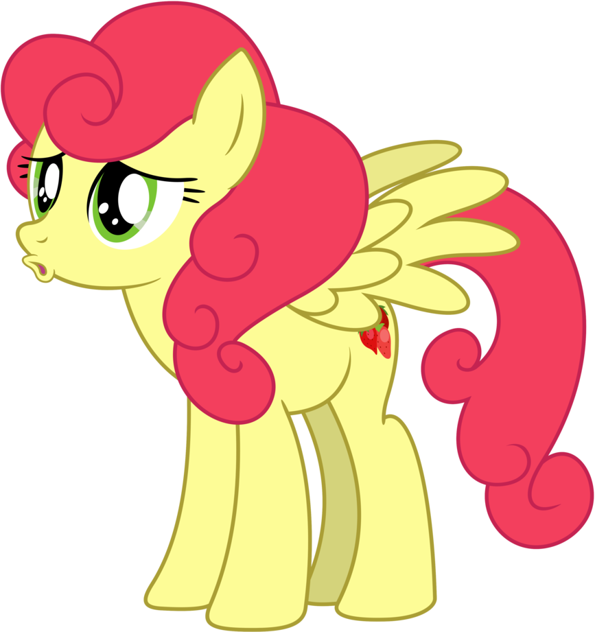 Strawberry Free Cliparts Svg Library Download - Savage My Little Pony (867x921), Png Download