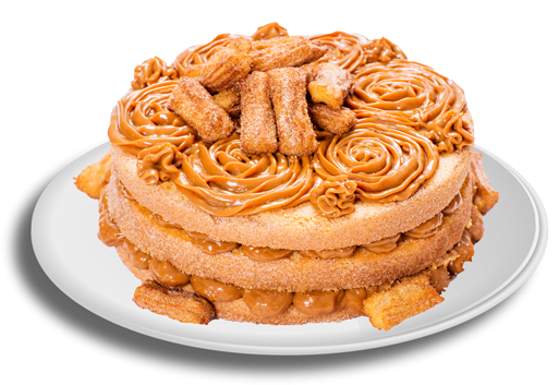 Torta De Churros - Bolo De Churros Png (600x400), Png Download