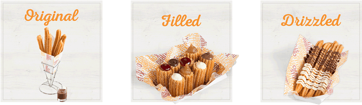 Churro Stix - Cupcake (720x216), Png Download