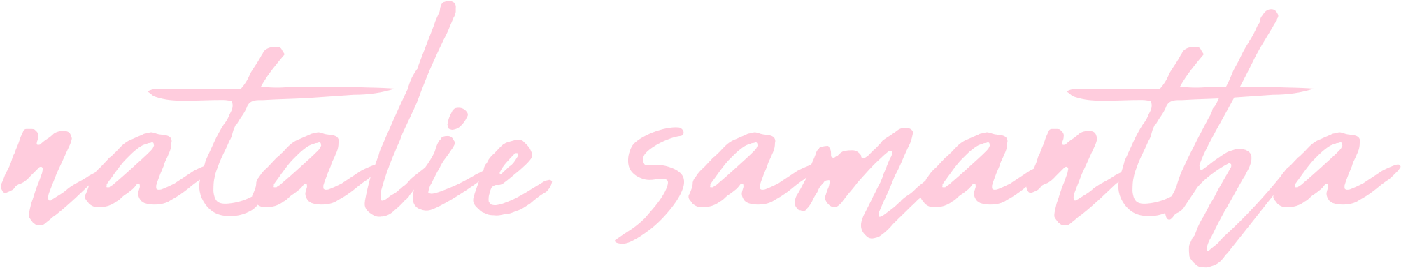 Natalie Gonce - Calligraphy (3000x828), Png Download