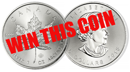 Win A Silver Coin - Cash (500x278), Png Download
