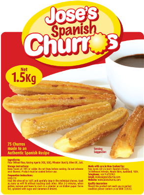 Churros, Spanish Churros, Joses Spanish Churros - Spanish Cuisine (305x409), Png Download