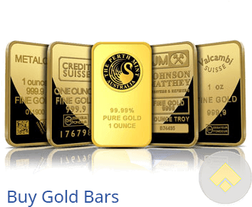 Gold Bars By Weight - Perth Mint (400x300), Png Download