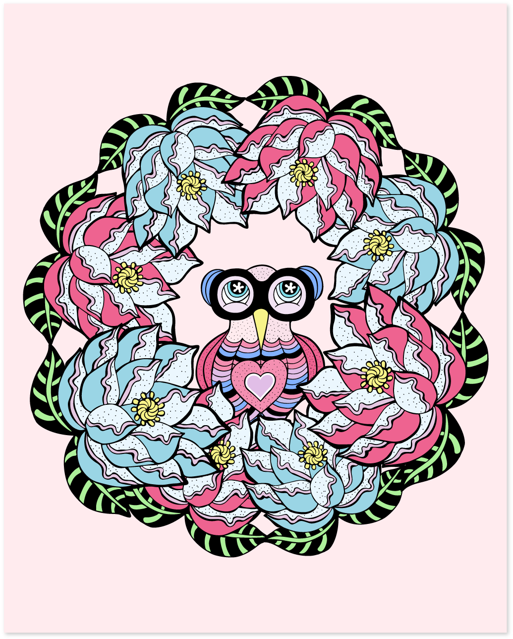 The Floral Circle - Circle (1175x1465), Png Download