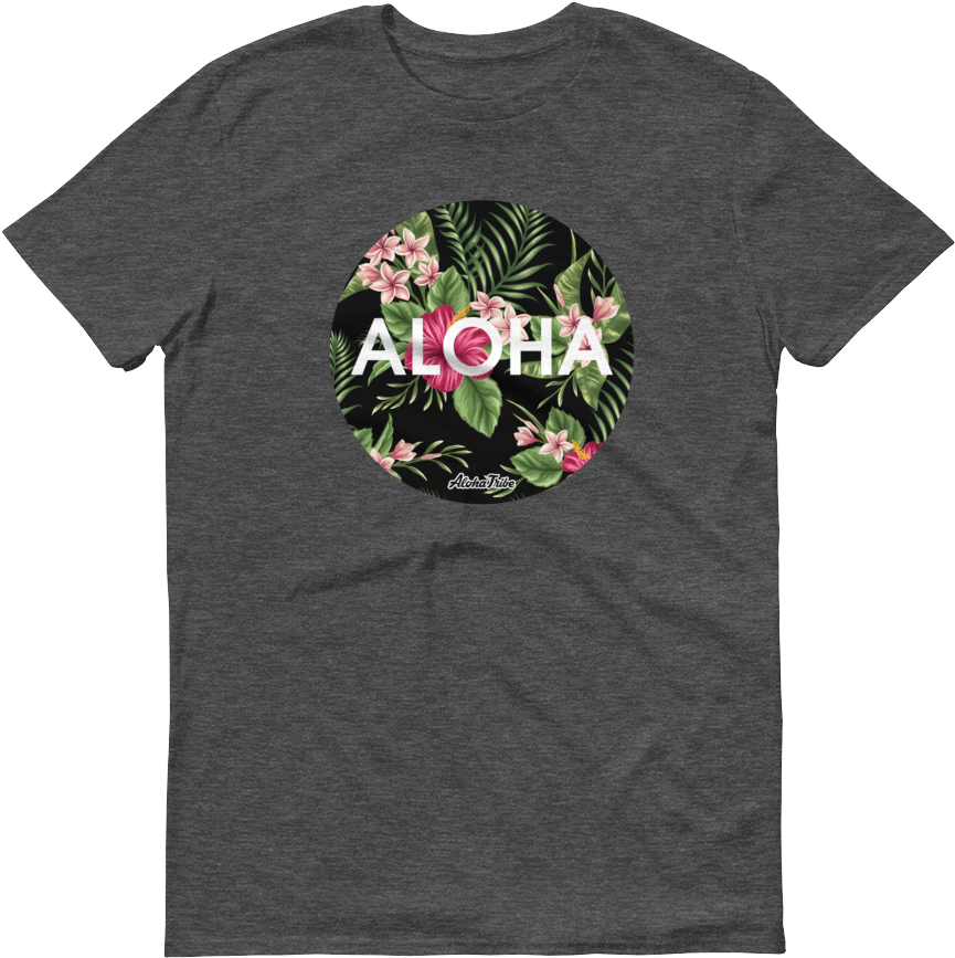 Aloha Tribe Floral Aloha Circle Mens Short Sleeve T - New York's Hottest Club Is Merch (1000x1000), Png Download