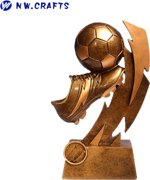 2018 New Style World Cup Bronze Resin Soccer Trophy - Trophy (700x700), Png Download