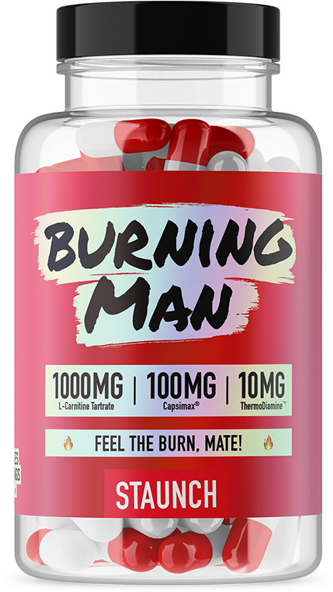 Staunch Burning Man - Burning Man Staunch (540x1000), Png Download