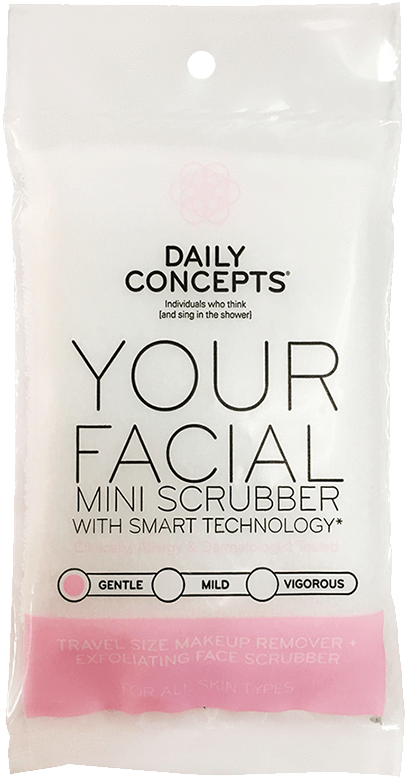 Daily Facial Mini Scrubber By Daily Concepts Luxury - Facial (800x800), Png Download