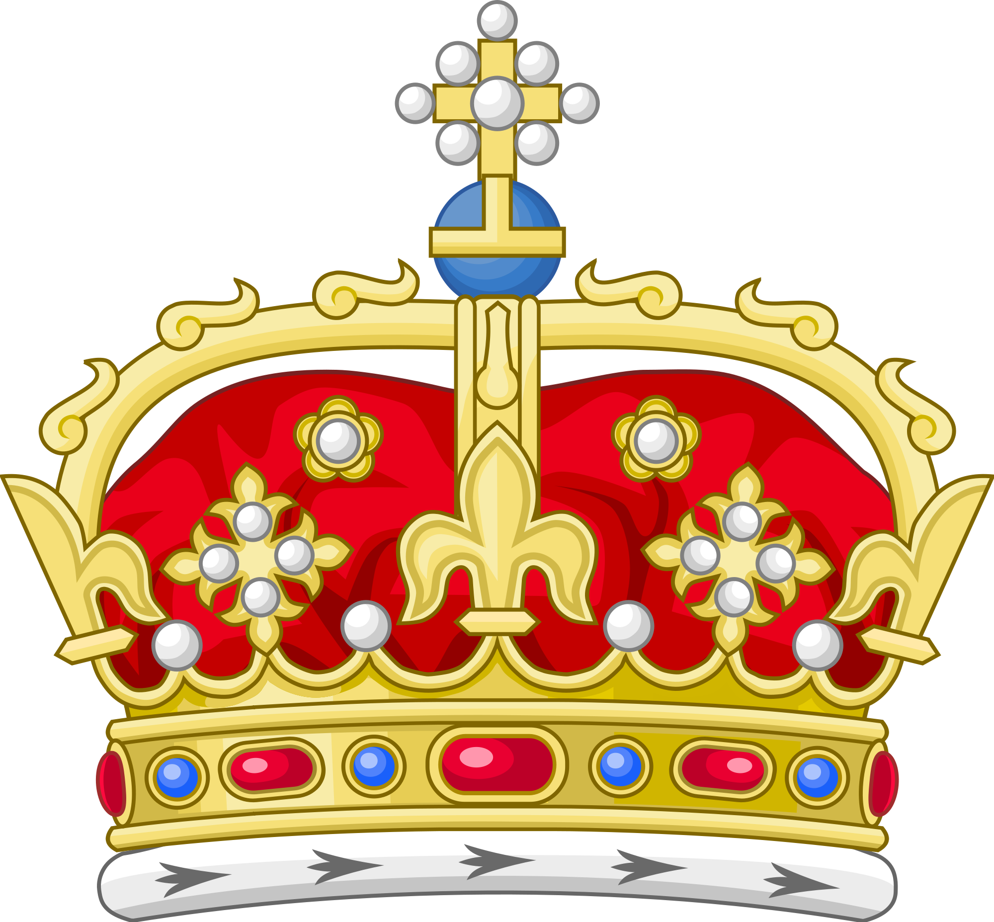 British Crown Heraldry (1200x1113), Png Download