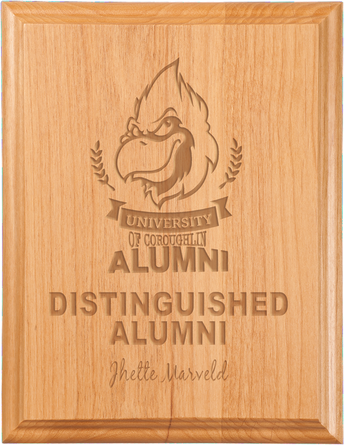 Wooden Plaque Measures 8” X 10” Overall - 6.75x3.5 Light Brown Checkbook Cover (1500x1500), Png Download