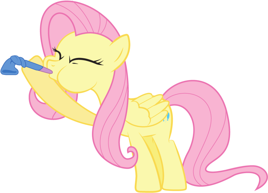 Tiannangel, Fluttershy, Magical Mystery Cure, Party - Fluttershy Happy New Year (900x666), Png Download