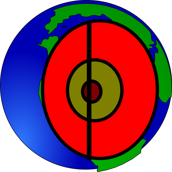 Layers Of Earth Animated (600x601), Png Download