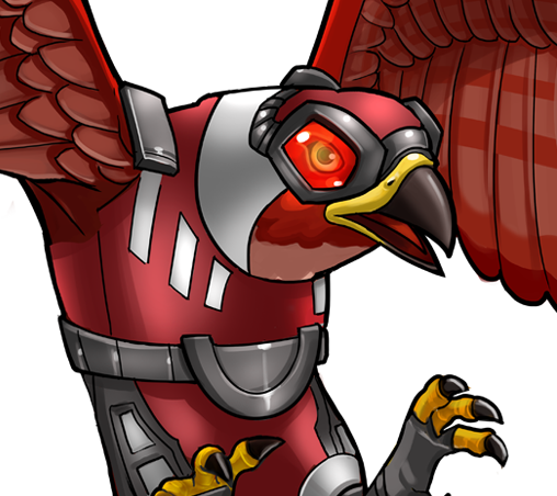 Redwing From Marvel Avengers Academy 004 - Avengers Academy Red Wing (508x452), Png Download