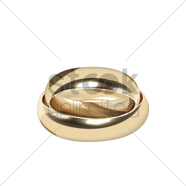 Pair Of Golden Vector Image Stockunlimited Graphic - Clip Art (600x600), Png Download