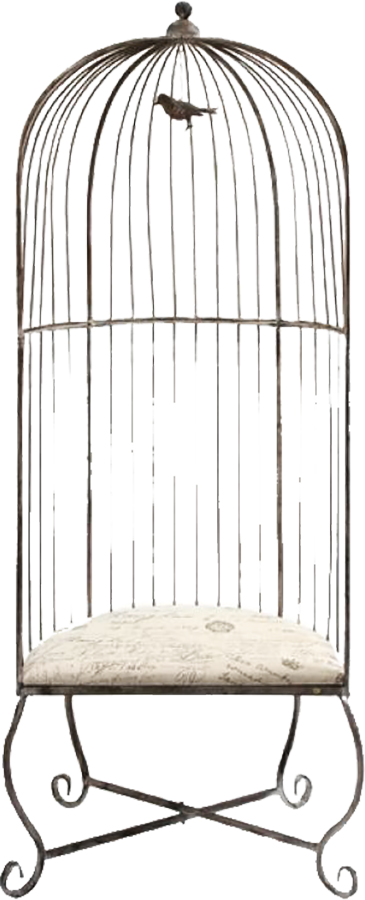 Lennox Birdcage Chair (365x900), Png Download