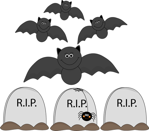 Cute Graveyard Cliparts - Trick Or Treat Worksheet (500x437), Png Download