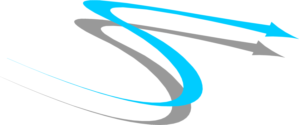 Curved Arrows Images - Curve Line Transparent Background (958x401), Png Download