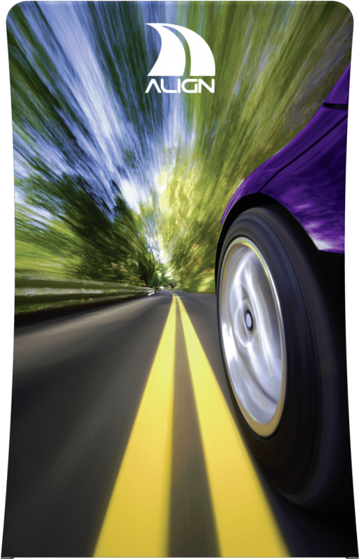 Formulate Essential Tension Fabric Banner 1500 Curved (800x800), Png Download