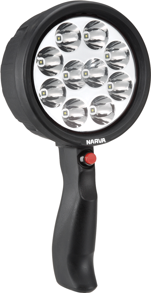 High Power L - Narva High Power Handheld 10 X 3w Led Spotlight 2000lm (1000x1000), Png Download
