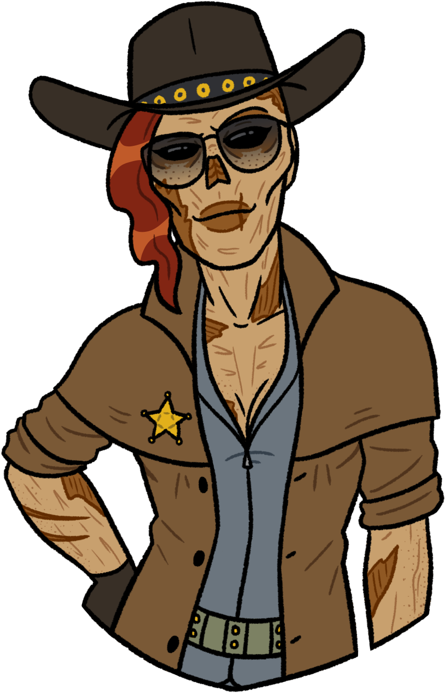 She Would Be What I Call A “quantum” Glowing One - Fallout 4 Ghoul Oc (1182x1515), Png Download