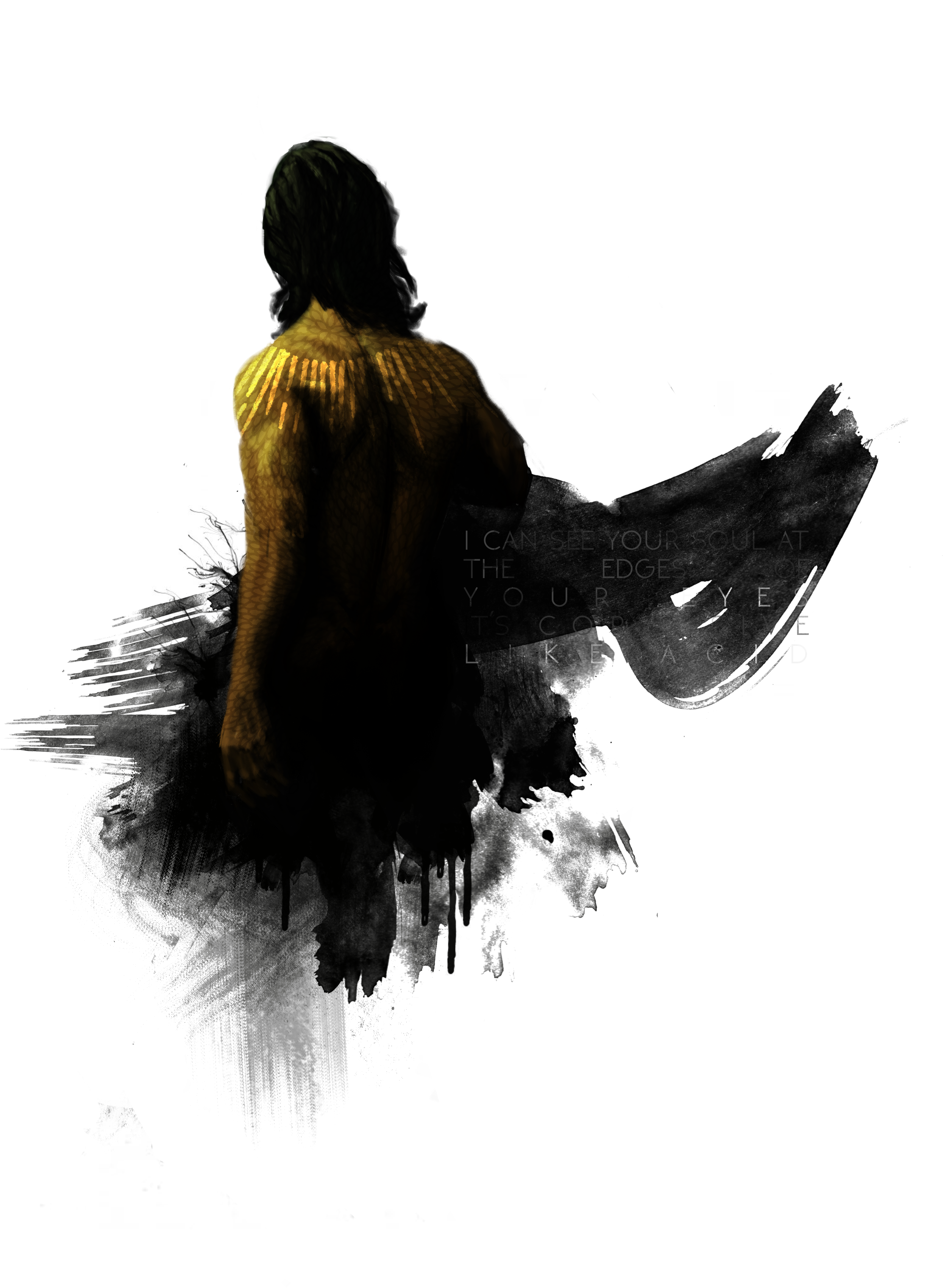 Build S W O L E ○ Skin Dark Gold, Highlighted With - Aizen (3000x4000), Png Download