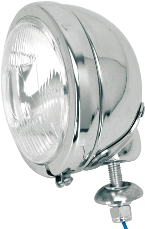 Chrome Plated Reproduction Of The Late Model Spotlight, - Zodiac 4-1/2 Inch Late Model Style Spotlight (337x480), Png Download