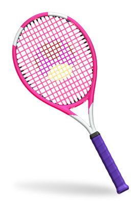 Toadettetennisracket - Tennis Racket And Ball Outline (320x440), Png Download
