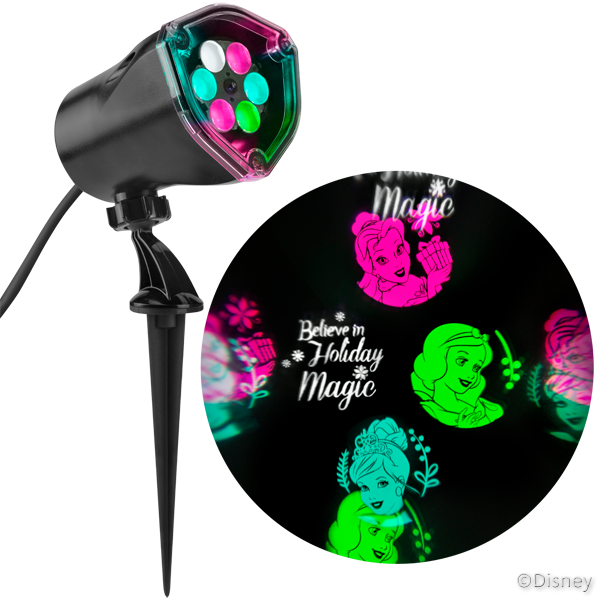 Disney Princess Fantastic Flurryâ„¢ Led Projection - Lightshow 74155 Led Chasing White Ghosts Strobe Spotlight (600x600), Png Download