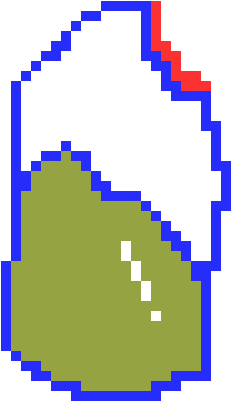 Hot Pocket - Light Bulb Pixel Art (320x500), Png Download