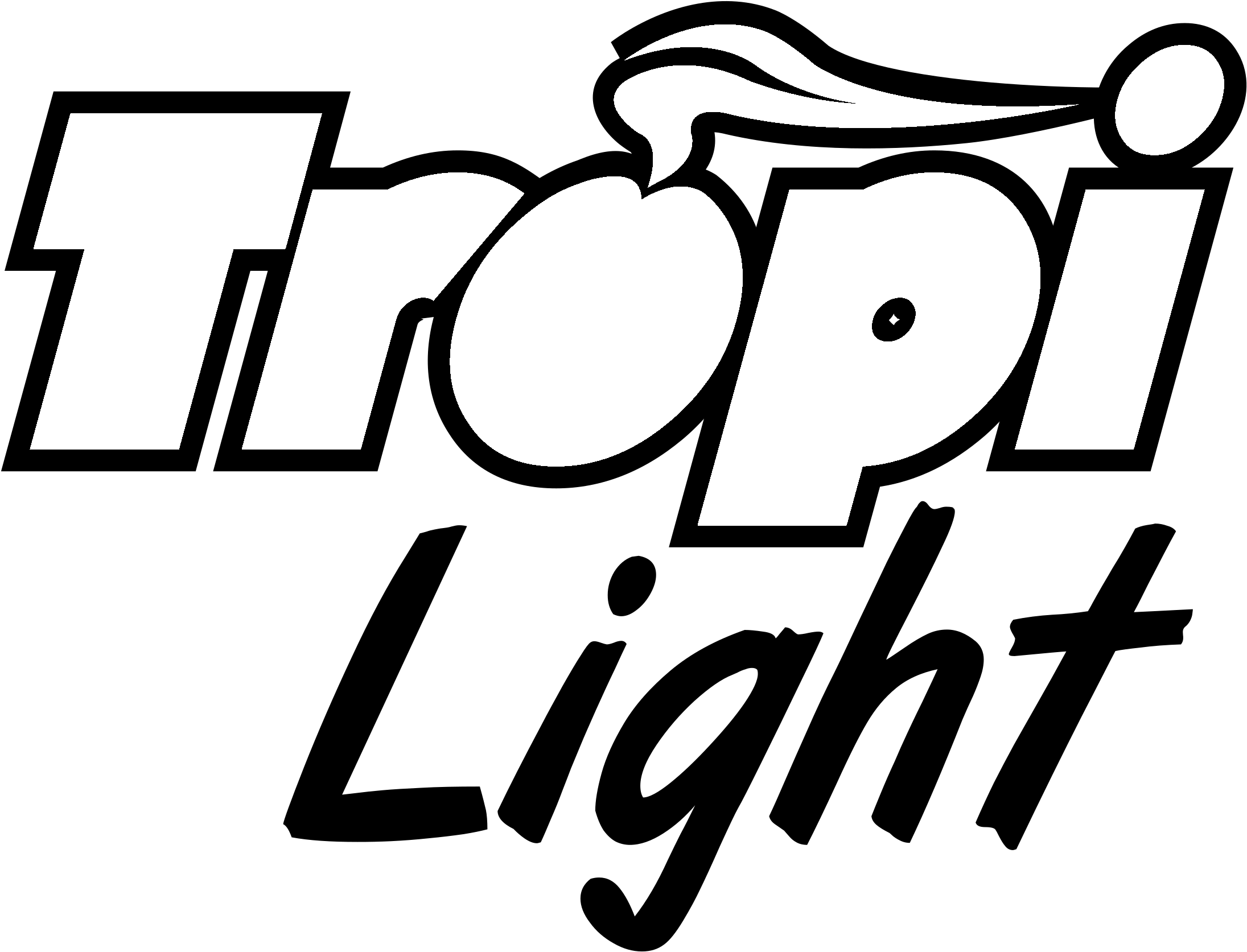 Tropi Light Jugos Logo Black And White - One Amazing Daughter-in-law Round Ornament (2400x2400), Png Download
