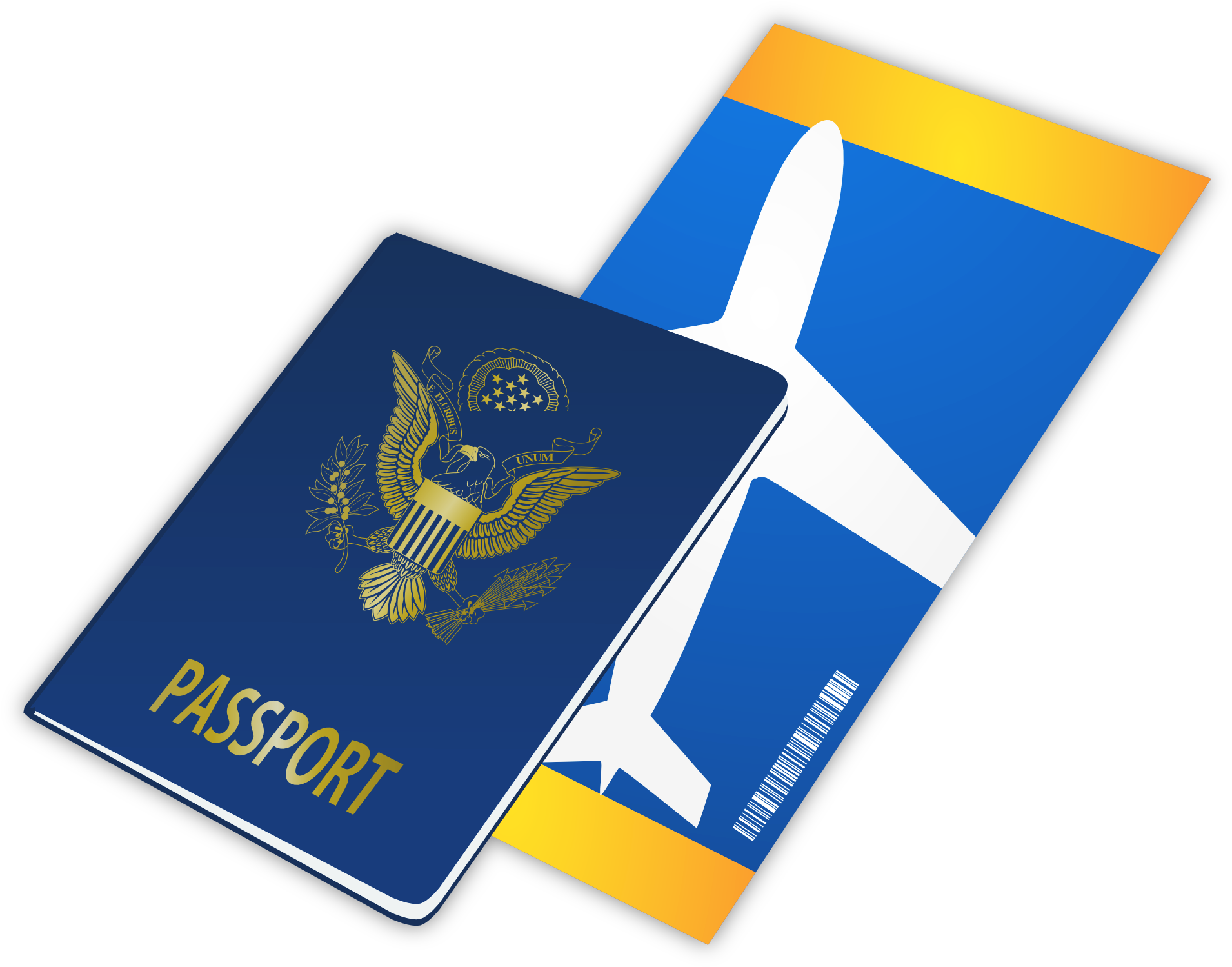 Png Image Best Stock Photos - Plane Tickets Clip Art (1984x1616), Png Download