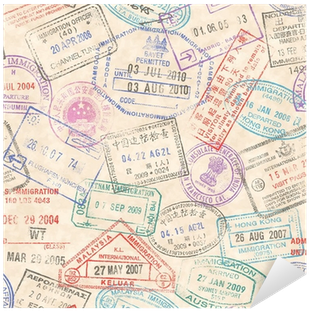 Free Passport Stamps Png - Passport Stamps (400x400), Png Download