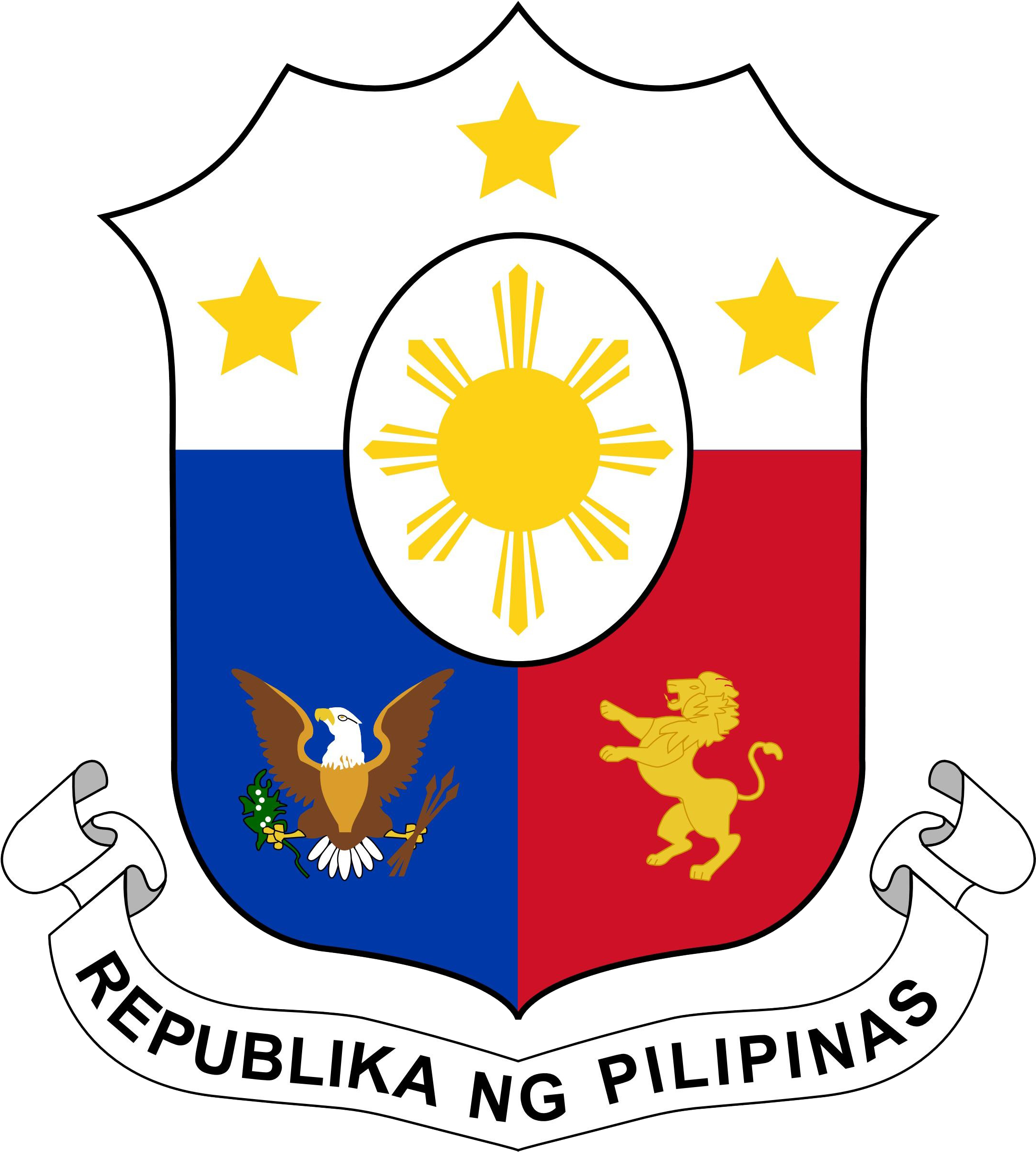 File Coat Of Arms The Philippines Svg - Coat Of Arms Philippines (923x1022), Png Download