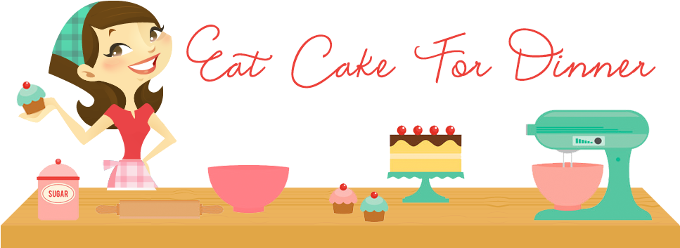 Eat Cake For Dinner - Cake For Dinner (966x429), Png Download