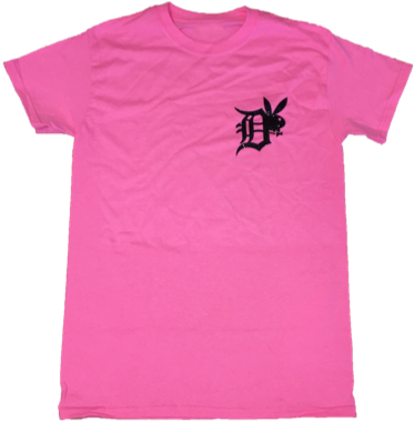 Image Of Womens Pink Glitter Detroit Player Tee - Active Shirt (527x527), Png Download
