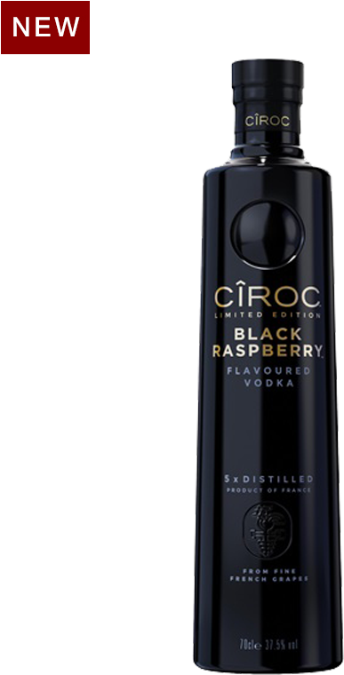 Ciroc Black Raspberry - Bottle (740x956), Png Download
