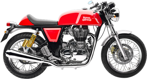 Royal Enfield Continental - Royal Enfield Gt 500 (500x386), Png Download