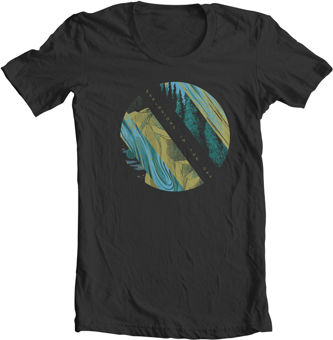 Explosions In The Sky 'wilderness' Black Tee - Born To Lose Live To Win Tshirt (800x800), Png Download