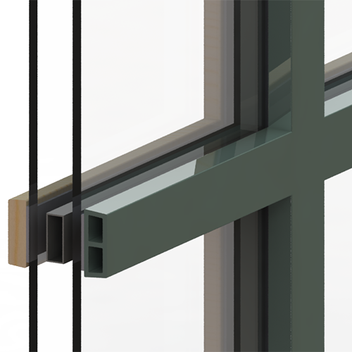 7/8" Contemporary - Wood (500x500), Png Download