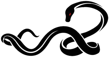 Snake Tattoo Red Eye - Snake Tribal (400x400), Png Download