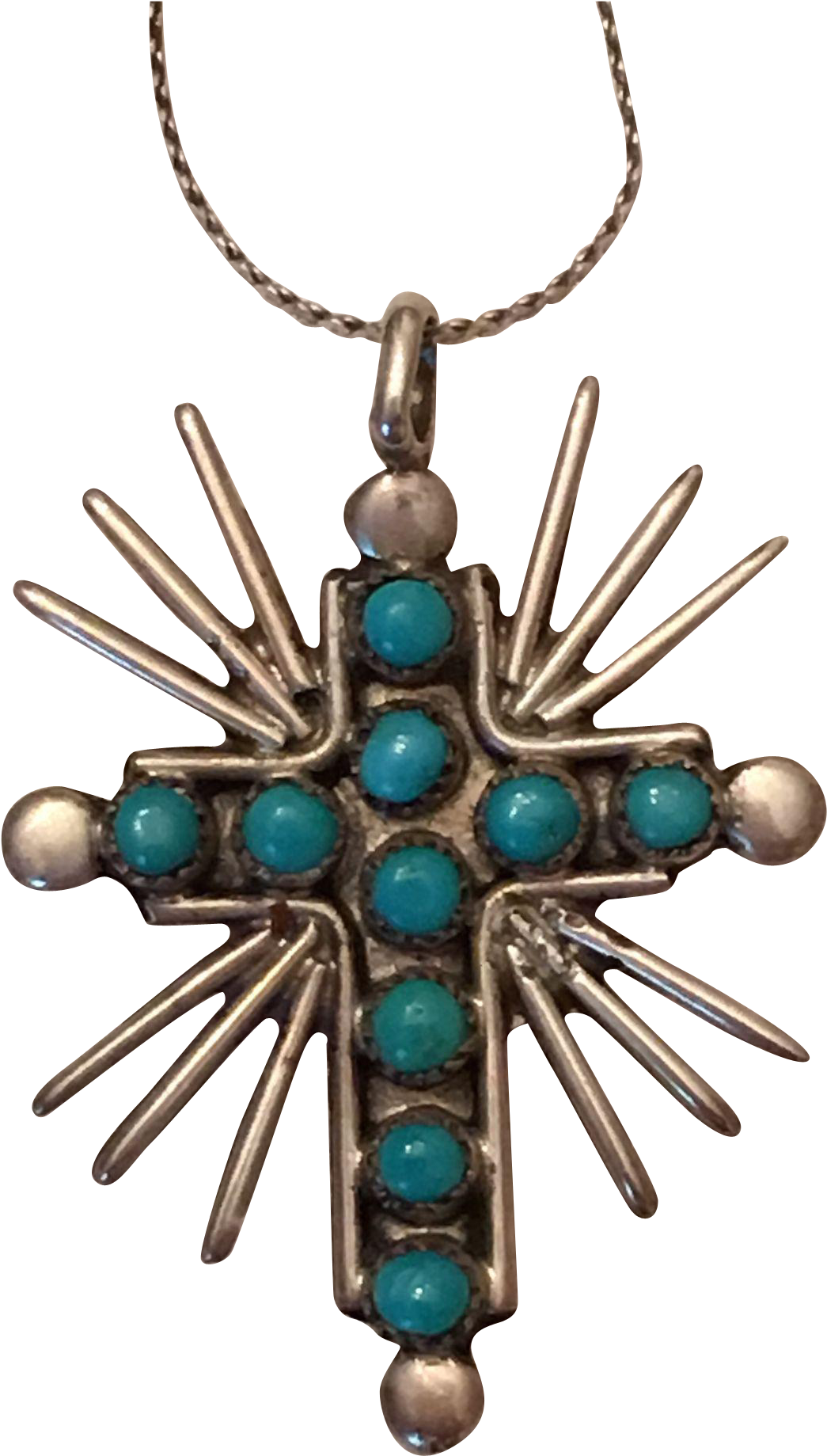 This Is A Beautiful Vintage Native American Snake Eye - Locket (1838x1838), Png Download