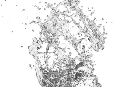 Water Splash Effect Png - Water Splash Transparent Psd (400x306), Png Download