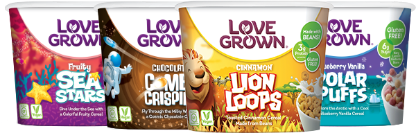 Love Grown, Cereal Comet Crispies, 9.5 Oz (pack Of (640x468), Png Download