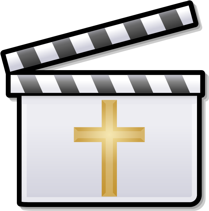 Golden Cross Clapperboard - New Zealand Cinema (768x768), Png Download