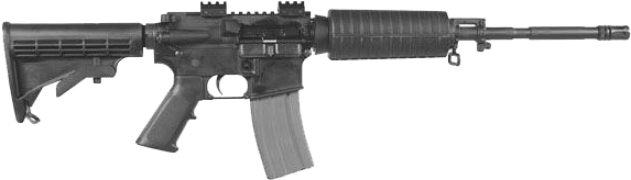 The Ar15 Is The Most Popular Sport Rifle In America - Springfield Saint With Free Float Handguard (600x211), Png Download