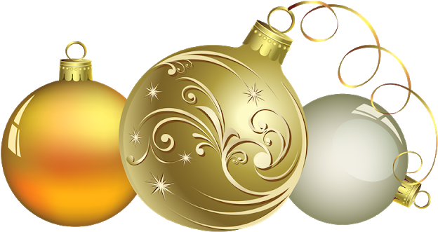 Bolas De Navidad Doradas Png Transparent Background Christmas Ornaments Full Size Png Download Seekpng