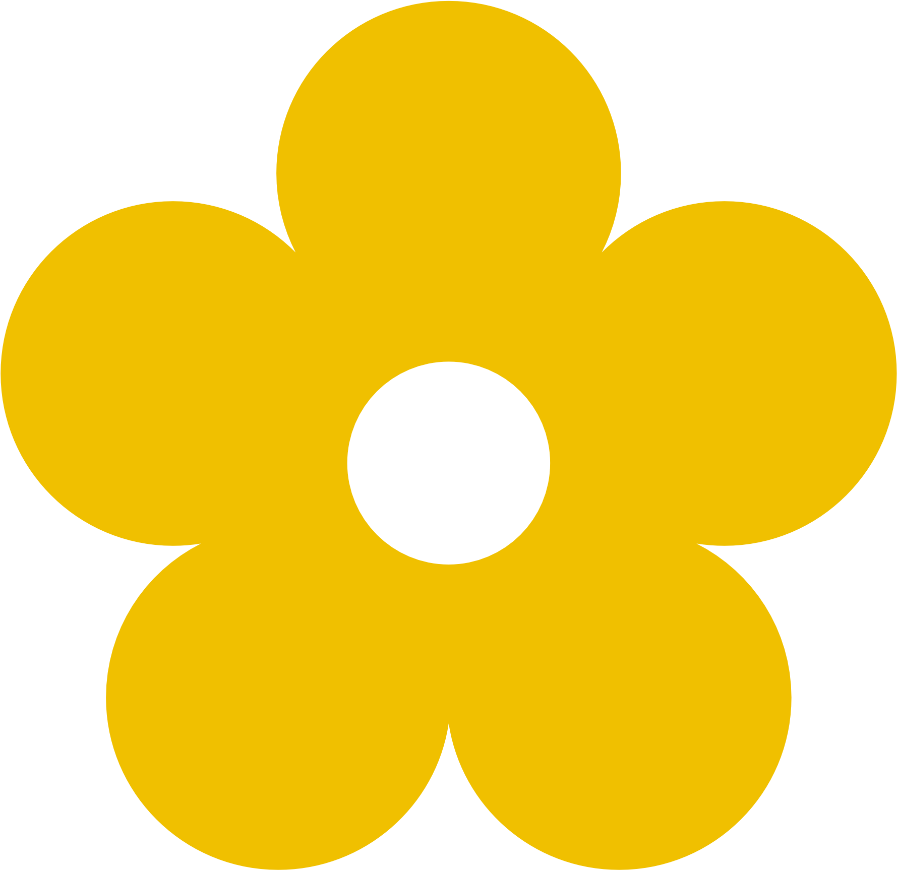 Flower Clipart Easter - Clip Art Flower Yellow (1969x1952), Png Download