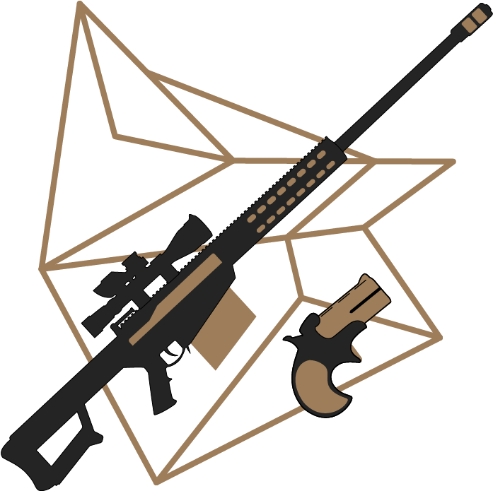Modern Patriot Creative No Client Too Small-03 - Ranged Weapon (729x729), Png Download