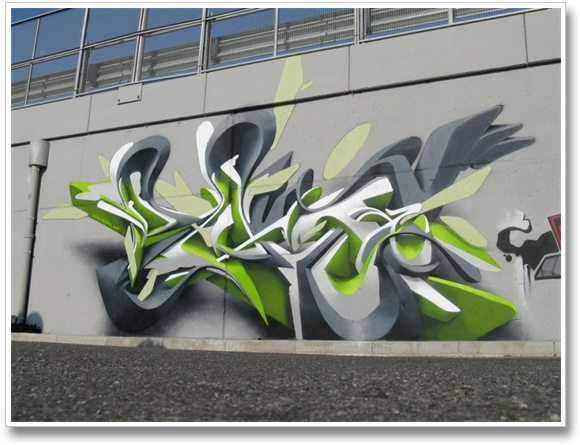 3d Graffitti - Peeta - Best Graffiti Ever (600x464), Png Download
